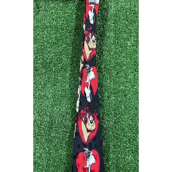Lot Of 2 Vintage 90’s Looney Tunes Mania Ties Bugs Daffy Tweety RoadRunner Taz - Picture 6 of 11